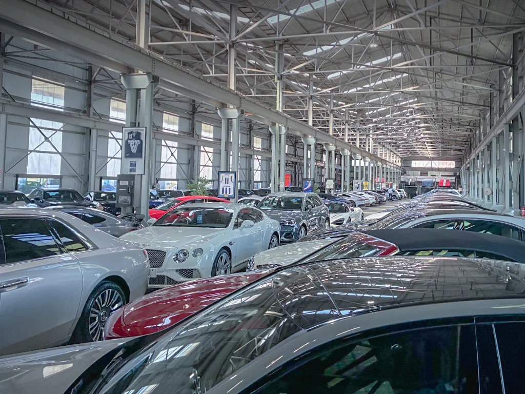 The Theodossi workshop bays upstairs at Arden Street